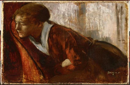 Melancholy, Degas 1874.